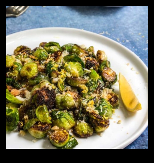 Garlic Parmesan Roasted Brussels Sprouts